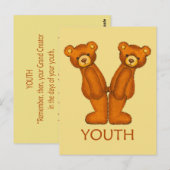 Bijbelbare Beren ~ Jongerenscripts ~ Flashcard Briefkaart (Voorkant / Achterkant)