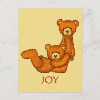 Bijbelbare Beren ~ Joy Scripting Briefkaart