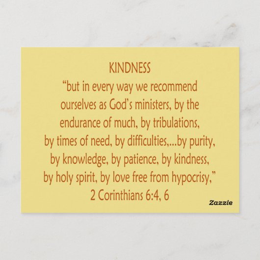 Bijbelbare Beren ~ Kindness-scripts Briefkaart (Achterkant)