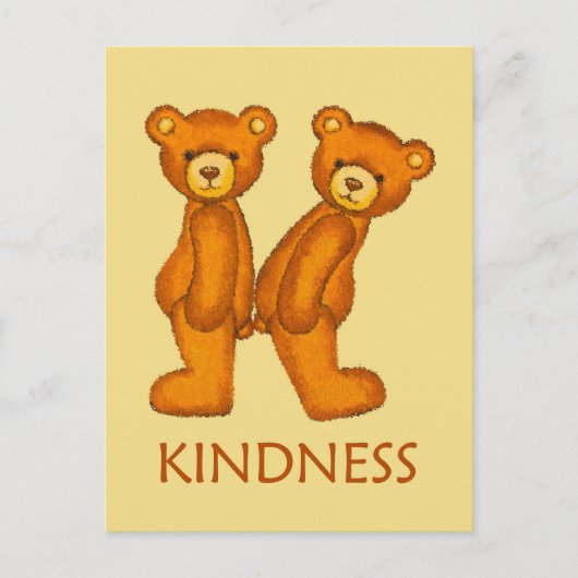 Bijbelbare Beren ~ Kindness-scripts Briefkaart (Voorkant)