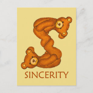 Bijbelbare Beren ~ Sincerity Scripting ~ Flashcard Briefkaart