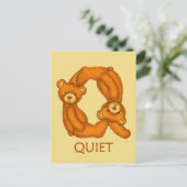 Bijbelbare Beren ~ stille scripts ~ Flashcard Briefkaart (Staand voorkant)