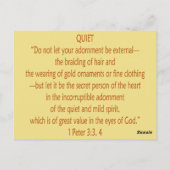 Bijbelbare Beren ~ stille scripts ~ Flashcard Briefkaart (Achterkant)