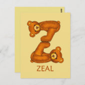 Bijbelbare Beren ~ Zeesleutel ~ Flashcard Briefkaart (Voorkant / Achterkant)