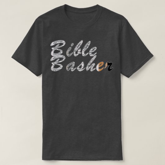 Bijbelbasher T-shirt (Design voorkant)