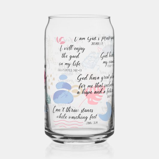 Bijbelbevestigingen Blikvorm Glas (Achterkant)