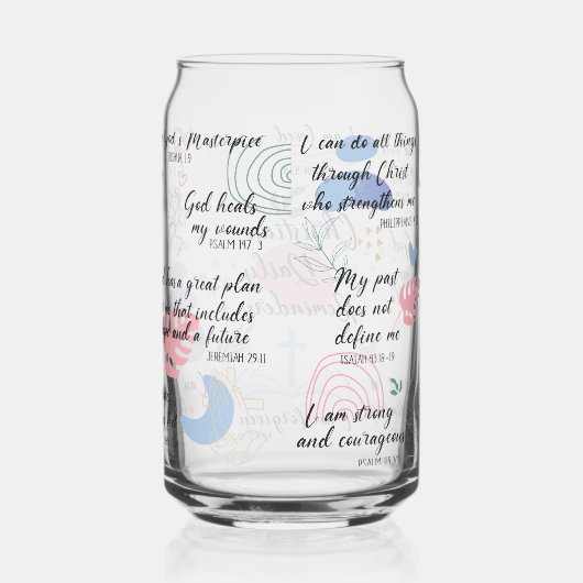 Bijbelbevestigingen Blikvorm Glas (Rechts)