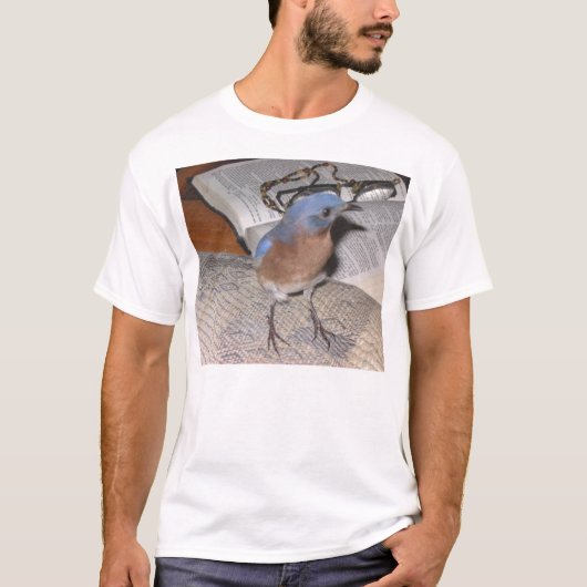 Bijbelblauw T-shirt (Voorkant)
