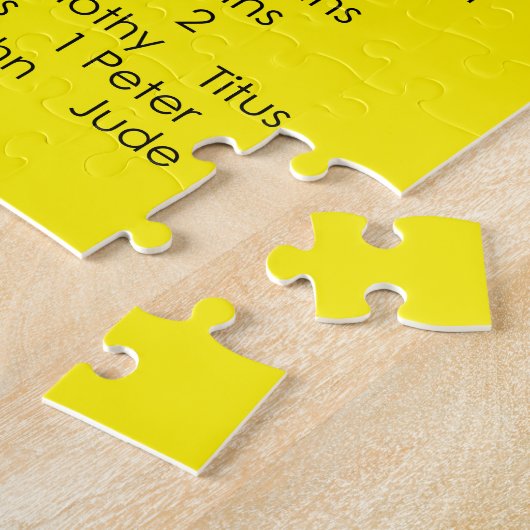 Bijbelboek Lijst Scare Hell Out Funny Christelijk Legpuzzel (Zijkant)