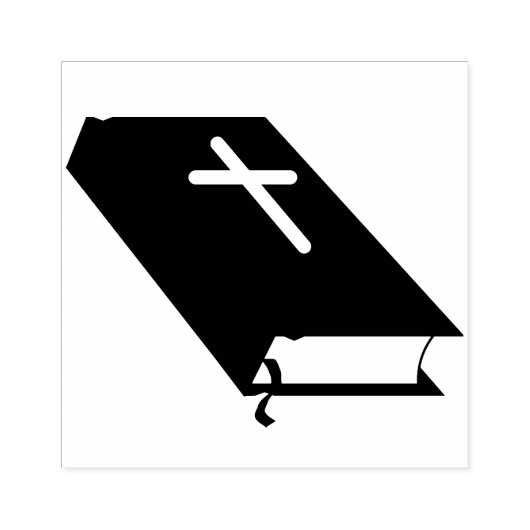 Bijbelboek silhouet kunst stempel (Afrduk)