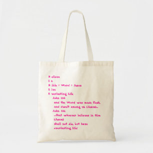 Bijbelboekzak Tote Bag
