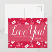 BijbelBriefkaart van de kattenbank van de Valentij Briefkaart (Voorkant / Achterkant)