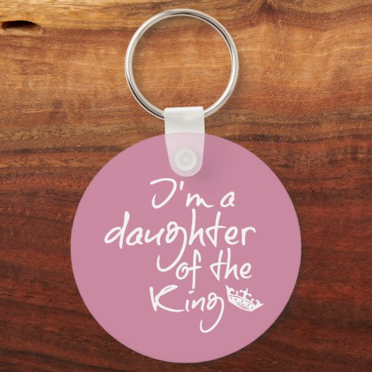 Bijbelcitaat: Dochter van de koning Sleutelhanger (Voorkant)
