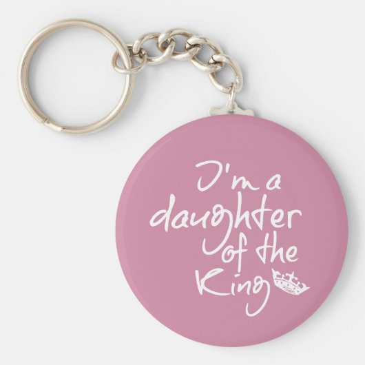Bijbelcitaat: Dochter van de koning Sleutelhanger (Voorkant)