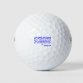 Bijbelcitaat Golfballen (Voorkant)