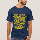 Bijbelcitaat Grafische T-shirt (Voorkant)