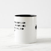 Bijbelcitaat Isaiah 66:13 Tweekleurige Koffiemok (Center)