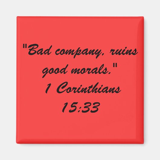 Bijbelcitaat Mag Magneet (Voorkant)