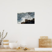 Bijbelcitaat Psalm 139:9-10 poster (Keuken)