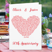 Bijbelcitaat uit 50e Jubileum 1 Corinthians 13 Lov Kaart