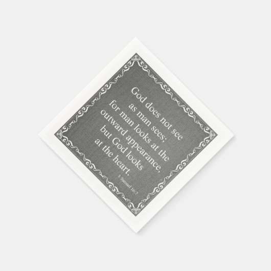 Bijbelcitaat uit het Oude Testament (1 Samuël 16): Servet (Hoek)