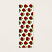 Bijbelcitaat voor scripts en Bladwijzer voor rode Mini Visitekaartjes (Achterkant)