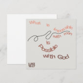 Bijbelcitaat / Wenskaart / Christelijk Feestdagenkaart (Voorkant / Achterkant)