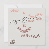 Bijbelcitaat / Wenskaart / Christelijk Feestdagenkaart (Voorkant)