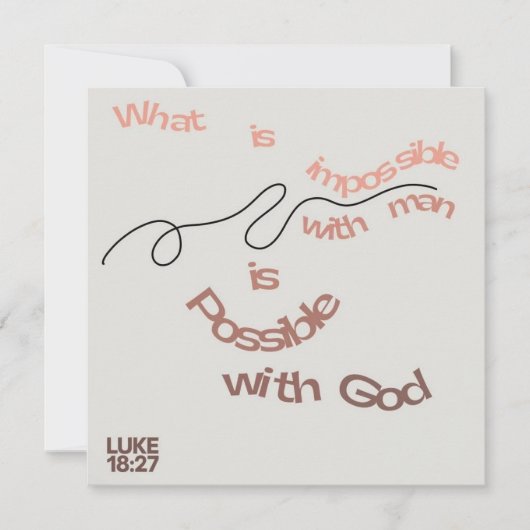 Bijbelcitaat / Wenskaart / Christelijk Feestdagenkaart (Voorkant)