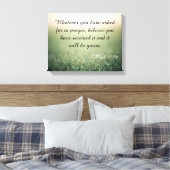 Bijbelcitaatcanvas Canvas Afdruk (Insitu (Slaapkamer))