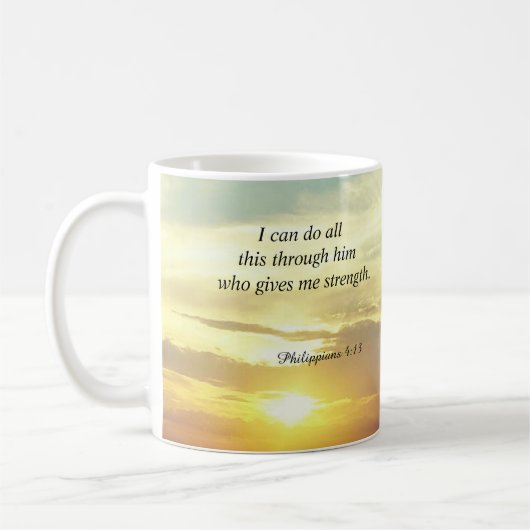 Bijbelcitaten Filippijnen mok 4:13 (Links)