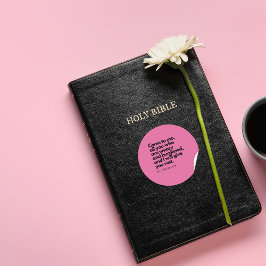 Bijbelcitaten, sticker met Bijbelvers Kom tot mij