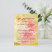 Bijbeldoorgang briefkaart (Staand voorkant)