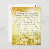 Bijbeldoorgang, briefkaart met grijze maaltijd (Voorkant / Achterkant)