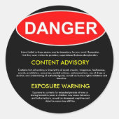 Bijbelgevaar Sticker (Voorkant)