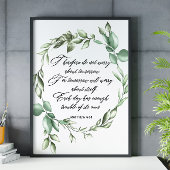 Bijbelgroen dikkopschrift poster