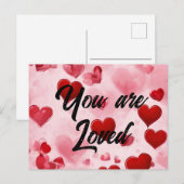 Bijbelgroet Ansichtkaart Je Bent Geliefd Briefkaart (Voorkant / Achterkant)