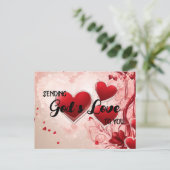 Bijbelgroet kaart van Gods liefde (Staand voorkant)