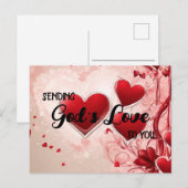 Bijbelgroet kaart van Gods liefde (Voorkant / Achterkant)