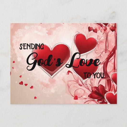 Bijbelgroet Postkaart Gods Liefde (Voorkant)