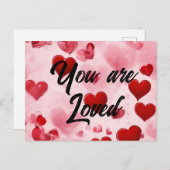 Bijbelgroet Postkaart Je Bent Geliefd (Voorkant / Achterkant)