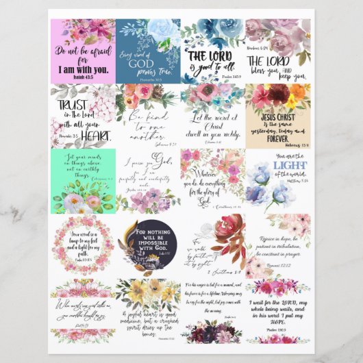 Bijbelkaarten 2x2 20 stuks (Voorkant)