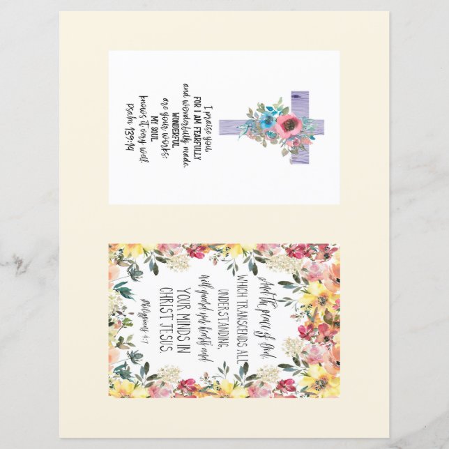 Bijbelkaarten 4x6 op papier (Voorkant)