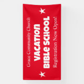 Bijbelkamp banner op maat (Verticaal)