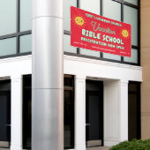 Bijbelkamp Zonnige Zon Spandoek (Buitenkant Gebouw)