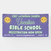 Bijbelkampioenschap Lachende Zon Spandoek (Horizontaal)
