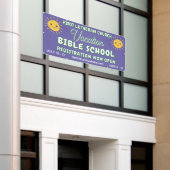 Bijbelkampioenschap Lachende Zon Spandoek (Buitenkant Gebouw)