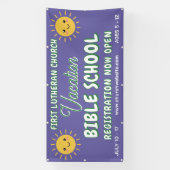 Bijbelkampioenschap Lachende Zon Spandoek (Verticaal)