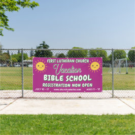 Bijbelkampioenschap Lachende Zon Spandoek