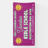 Bijbelkampioenschap Lachende Zon Spandoek (Verticaal)